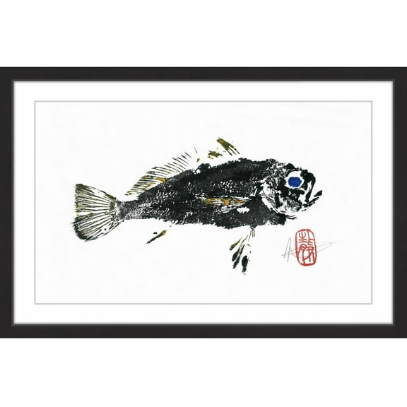 "Queen Corvina 2" Framed Painting Print