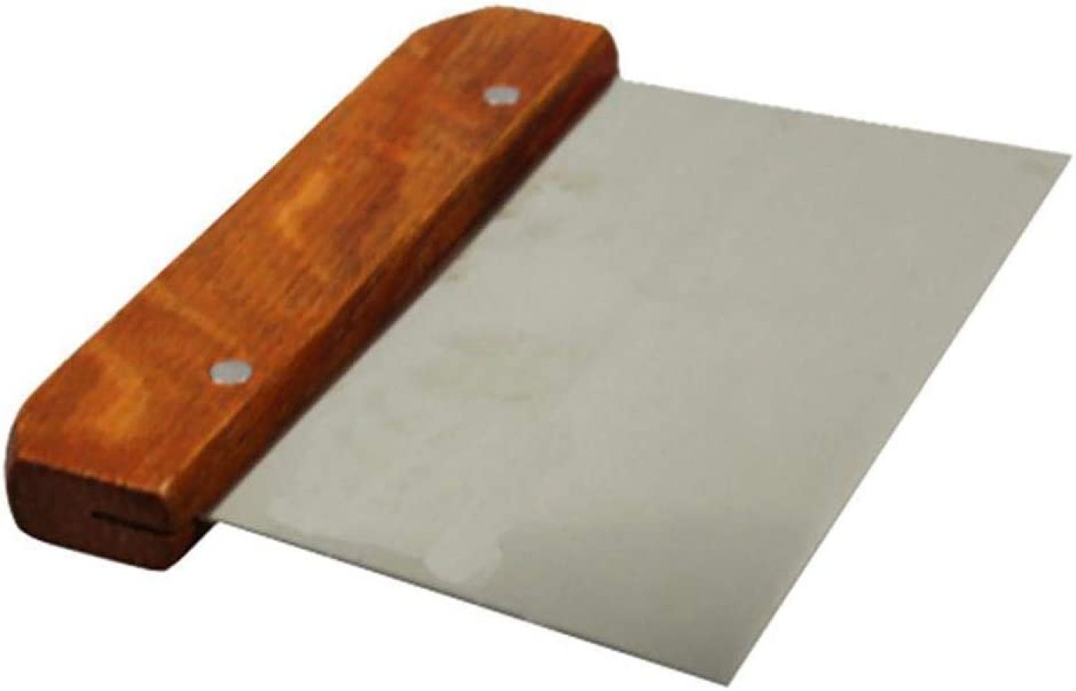 Straight Stainless Steel Hardwood Handle Soap Cutter Wax Dough Slicer