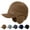 Khaki, variant on Cozy Head Beanie, 2026 New Winter Beanies Hat with Brim Ear Flaps, Elastic Fleece Lined Knit Caps for Women Men