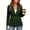 Green women casual blazer tops a1, variant on Casual Blazers for Women Winter Business Work Button Down Long Sleeve Open Front Collared Blazer Tops Solid Slim Fit Office Clothes Fall Trendy, Blue M