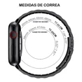 thumbnail image 4 of Correa Acero Eslabon Compatible Con Apple Watch Todas Series, 4 of 6