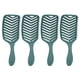 thumbnail image 2 of 4 Uds. Cepillo de pelo para desenredar, cepillo para peinar el cabello seco y húmedo hueco portátil, peine para mujeres, hombres y niños, 2 of 8
