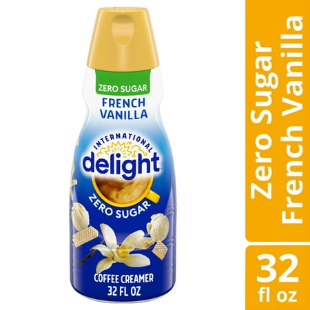 International Delight Sugar-Free, Zero Sugar French Vanilla Coffee Creamer, 32 fl oz