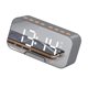 thumbnail image 2 of Reloj despertador Reloj digital LED Manos libres compatible con Bluetooth Alarma con pantalla LED Suministros para el hogar, Gris tholdsy EL001111-02B, 2 of 2