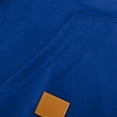 thumbnail image 4 of Juslio Hoodies for Men Sweatshirts for Men Zipper Pocket Long Sleeve Outerwear Blue, 4 of 4