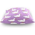 thumbnail image 4 of Cute Goose Pillow Covers Soft Crystal Velvet Decor Giftsative Cushion Covers Square Throw Pillow Covers Home Decor Gifts for Sofa, 20×20 Inch, 4 of 7