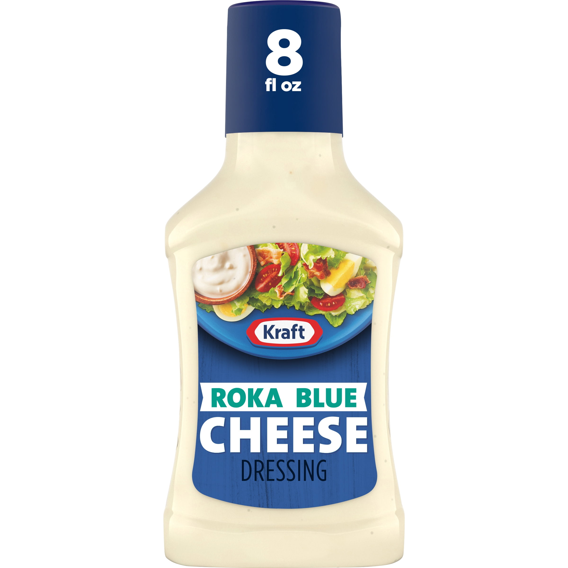 Kraft Roka Blue Cheese Dressing, 8 fl oz Bottle