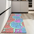 thumbnail image 4 of Pink Blue Lemon Fruit Slices Kitchen Rug Mat,Kitchen Runner Rugs Non Skid Washable,Decorative Kitchen Floor Mats for Kitchen,Sink,Laundry,17"X47", 4 of 5