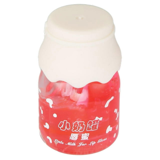 Moisturizing Lip Oil Women Milk Can Shaped Mild Repair Hydrating Lip Gloss for Dry Chapped Lips