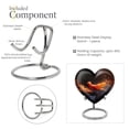 thumbnail image 4 of Phoenix Rebirth Blaze - Memorial Urn Small - Unique Keepsake Urn For Adult Female Ashes - Decorative Heart Small Urn 3 Inch, Set Of 2, 4 of 5