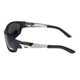 thumbnail image 3 of Xloop Polarized Mens Classic Runners Sport Plastic Oval Sunglasses Black Slate Black, 3 of 4
