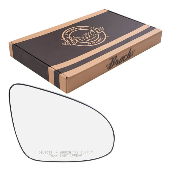 Brock Mirror Glass with Base for 2012-2014 Camry L/LE/Hybrid LE Right 8791706400