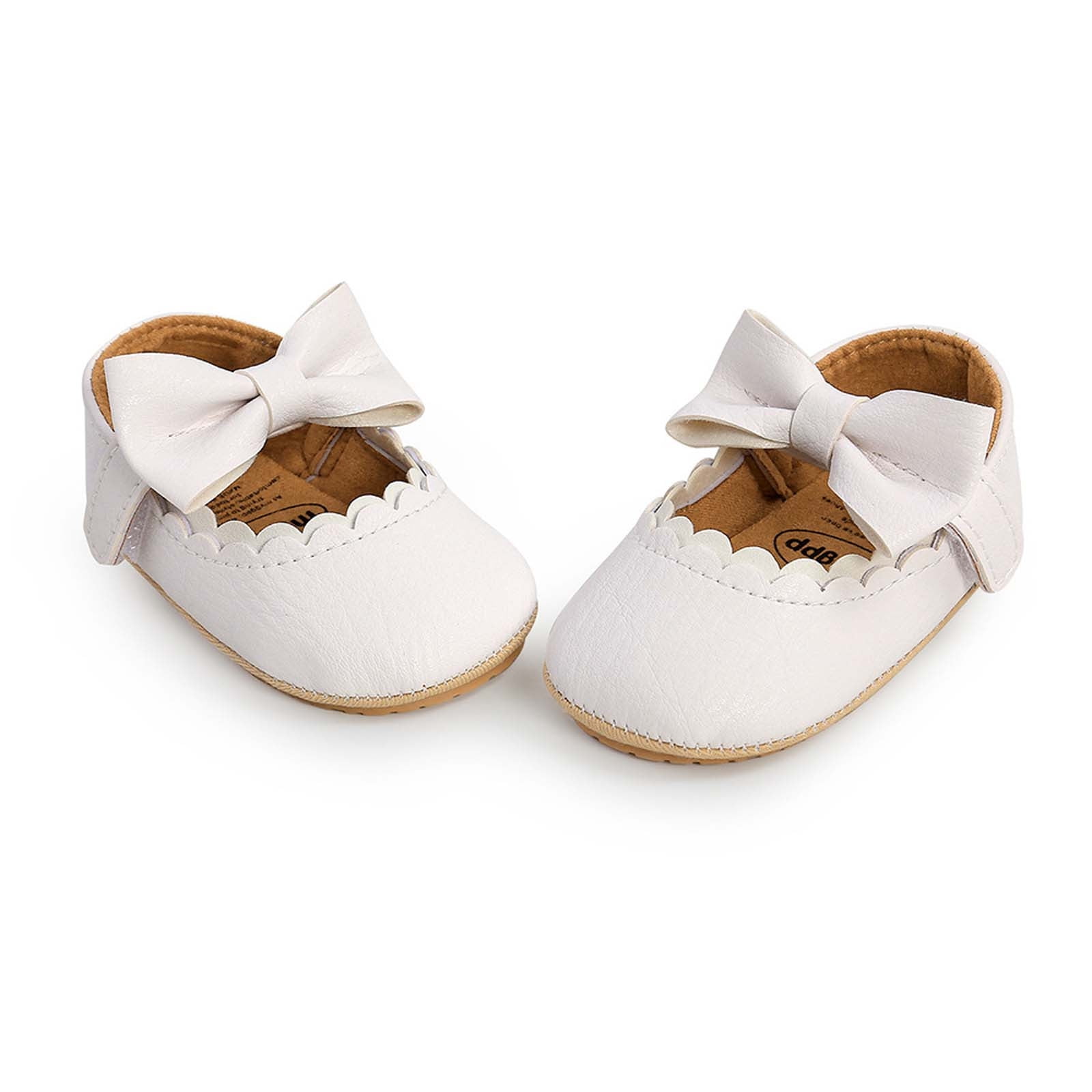 HONGTEYA Infant Baby Girls Ballet Dress Shoes Mary Jane Princess Soft Sole  Frist Walkers Crib Moccasins (0-6 Months/US 3.5/4.33/See Size Chart,  Black) : Buy Online at Best Price in KSA - Souq