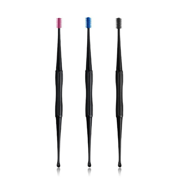 Removedor de cera para los oídos, palillo Flexible de doble cabeza para el cuidado de la salud, herramientas de limpieza de cera para los oídos para el hogar para ancianos y adultos, 3 uds. Monstrate CE005356-02