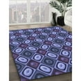 thumbnail image 3 of Ahgly Company Machine Washable Indoor Square Transitional Light Slate Blue Area Rugs, 4' Square, 3 of 7