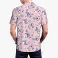 thumbnail image 4 of Balery Butterfly Printed Men’s Short Sleeve Polo Shirt, Midweight Men's Shirt,Golf Polo shirts -3X-Large, 4 of 9