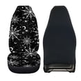 thumbnail image 6 of FOR U DESIGNS Spider Web Moon Star Print Seat Covers for Cars Driver Seat Cover with Backrest Bucket Seat Covers Decoration, Car/Suv/Truck Seat Cover Universal Fit, Pack of 2, 6 of 7
