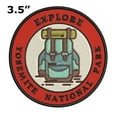 thumbnail image 2 of Explore! Yosemite National Park 3.5 Inch Iron Or Sew On Embroidered Fabric Badge Patch Seek Adventure, National Park Iconic Series, 2 of 2