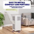 thumbnail image 5 of EastVita Portable Air Conditioner 8000 BTU, Air Conditioners for Room up to 350 sq.ft.(15x20 ft²), Compact Indoor AC Unit, Window Installation Kit & Remote Control for Home Office White, 5 of 8