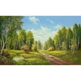 thumbnail image 3 of Buchner, H. 14x10 Black Modern Framed Museum Art Print Titled - SUMMER GLOW, 3 of 5