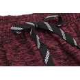 thumbnail image 3 of Men's Casual Jogger Pants Slim Fit Sport Fitness Gym Fitness Workout Sweatpants (Heather Burgundy, L), 3 of 3