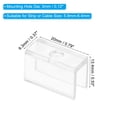 thumbnail image 2 of Unique Bargains LED Strip Light Clips Mounting Bracket Fixing Clips Plastic for 5.9-6.4mm Neon Light Cable Clear 40 Pack, 2 of 6
