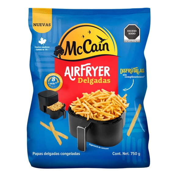 Papas delgadas McCain congeladas airfryer 750 g