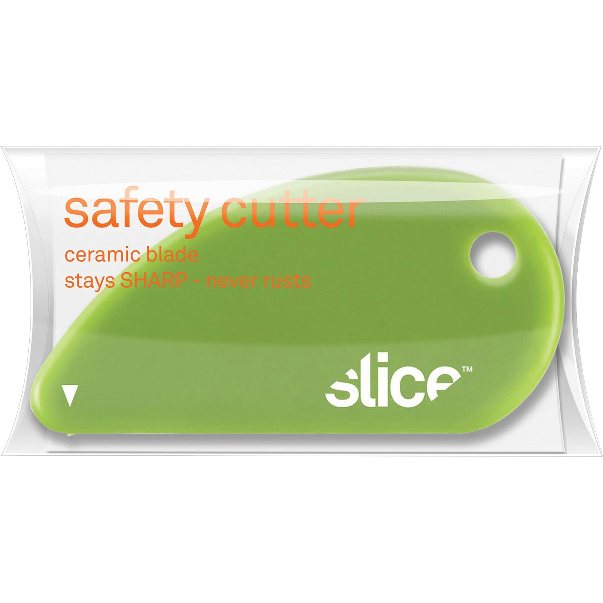 Slice, SLI00200, Ceramic Blade Mini Safety Cutter, 1 Each, Green