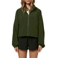 thumbnail image 6 of O'Neill Womens Lexington Hybrid Jacket Dark olive XS, 6 of 6