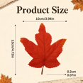 thumbnail image 2 of Artificial Maple Leaves, Colors Assorted Fall Leaves Thanksgiving Decor, Seasonal Foliage, Artificial Fall Leaf Stem, Household and Event Layout Accessory, Party Table Decor Crafts, 4.7"×3.9",E*3, 2 of 3