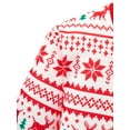 thumbnail image 3 of Boys Christmas Sweater Red Holiday Sweatshirts Long Sleeve Pullover Shirts Size 6/536, 3 of 4