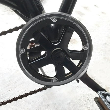 WHAMVOX 1Set Electric Bike Sprocket Chain Set 11.4X8.3X0.5In Plastic Chainring Guard for Mountain Biking