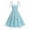 Blue, variant on QUNYINEY A Line Sundresses for Women Beach Sleeveless Formal Summer Floral Midi Dresses Embroidered Square Neckline Flowy Loose Fit Slip Dress
