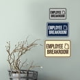 thumbnail image 4 of Classic Framed Employee Breakroom Sign (Navy Blue / White) - Medium, 4 of 5