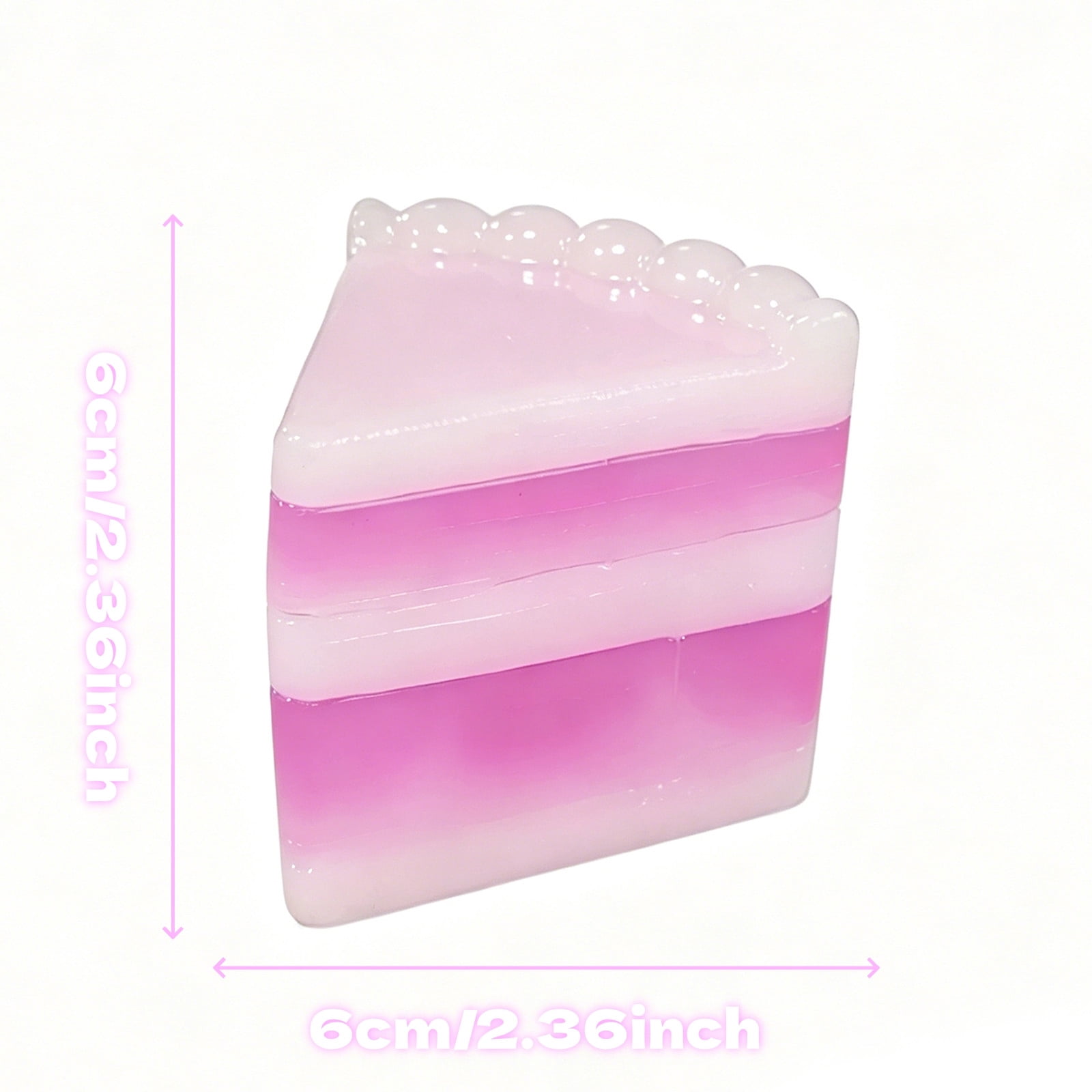 Tusihei Cake Squeeze Toys, Multi-Tiered Realistic Cake Slow Rising Fidget Squeeze, Soft Portable Stress Squeeze Ball Sensory for Party Favors Colorful