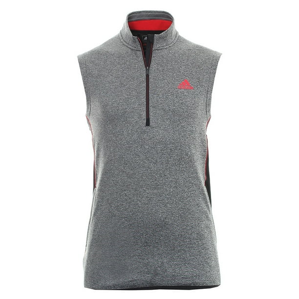 Civiel canvas Immoraliteit NEW Adidas ClimaHeat Fleece 1/2 Zip Grey Men's (M) Golf Vest/Jacket -  Walmart.com