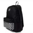 thumbnail image 2 of Vans Realm Classic Black Iridescent Check Backpack School Bag, 2 of 6
