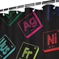 thumbnail image 3 of Math Equations Lab Diagrams Green Pattern Shower Curtain 84"x72" ,Bathroom Decorative Shower Curtains Set with 12 Hooks,Modern Waterproof Washable Shower Curtain, 3 of 6