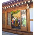 thumbnail image 3 of Cortina de puerta con dibujos animados de Scooby Doo, para dormitorio, cocina, cortinas opacas, cortinas de privacidad para puerta, decoración del hogar, 2 paneles, 34" x 56", 3 of 7