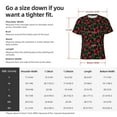 thumbnail image 4 of Naloa Cherry Men's T-Shirt Sport T-shirt Men's Basic Tee Casual Men's Shirt, Round Neck, Short Sleeves - XX-Large, 4 of 5