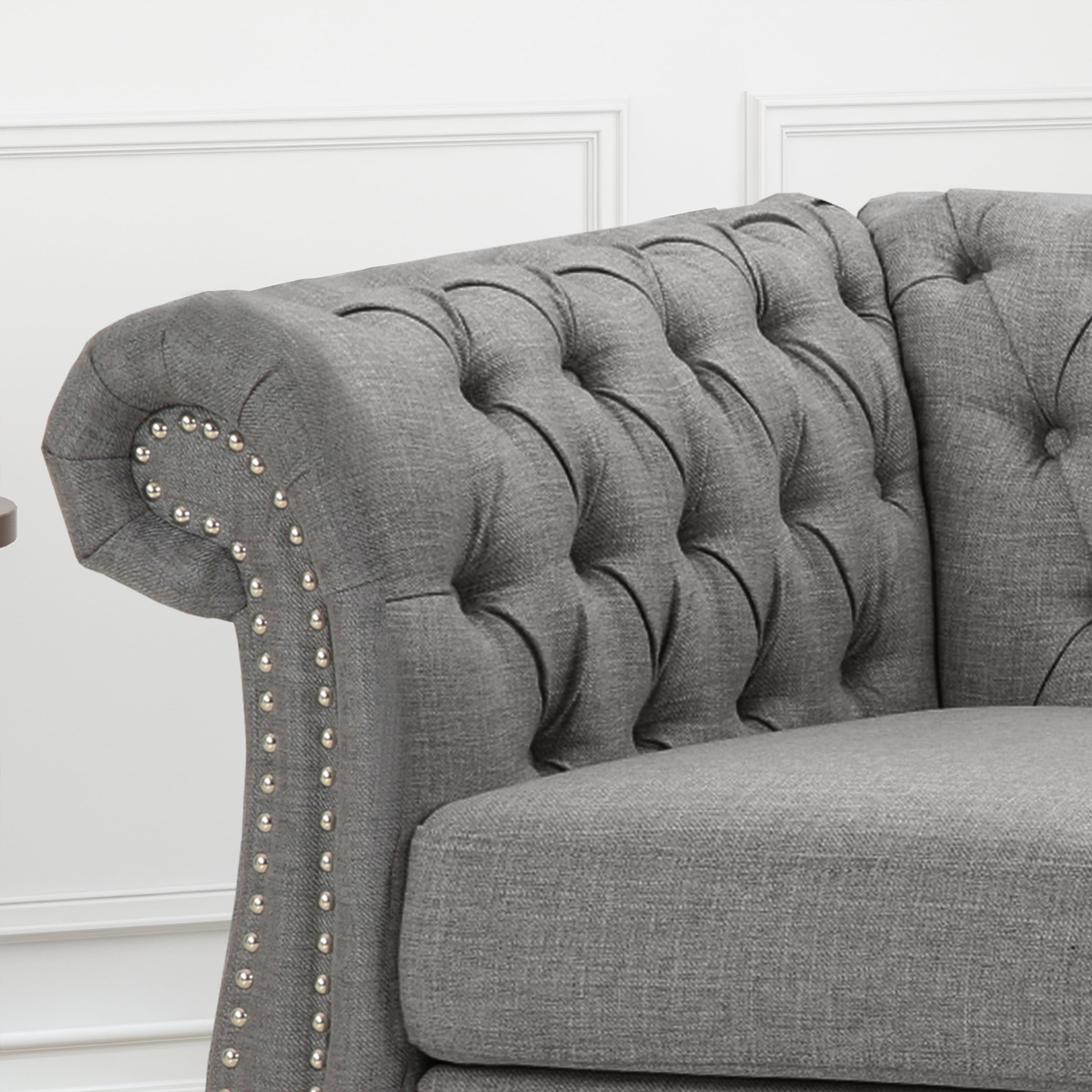 Noble House Millie Club Chair, Dark Gray