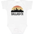 thumbnail image 3 of Inktastic Dallas Texas Skyline Vintage Boys or Girls Baby Bodysuit, 3 of 5
