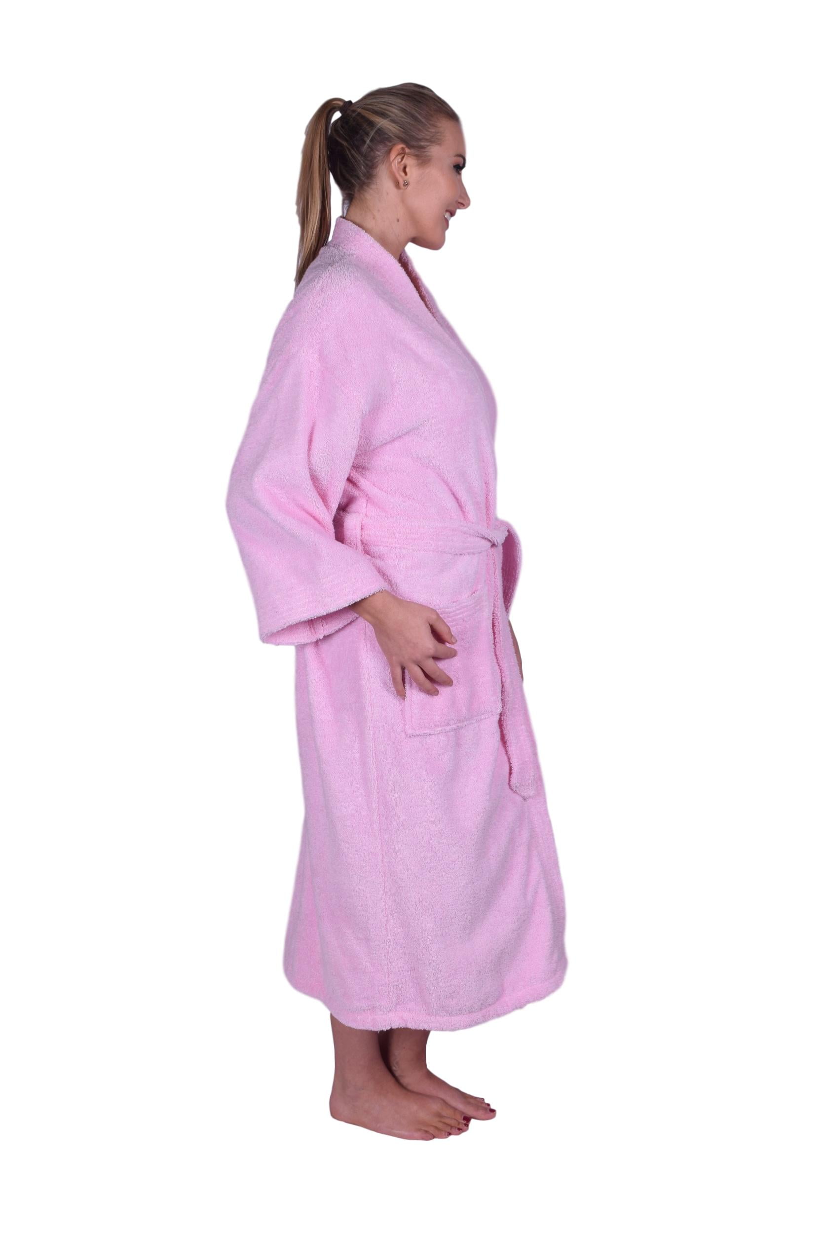 Puffy Cotton Adult Unisex Kimono Bathrobe 100% Natural Soft Cotton Robe 