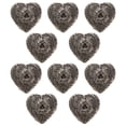 thumbnail image 1 of 10Pcs DIY Luggage Leather Rivets Heart Shape Leather Craft Rivets Bag Rivets, 1 of 7