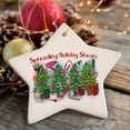 thumbnail image 4 of Spreading Holiday Shears Hairstylist Cute Christmas Ornament, Hairdresser Gift, 4 of 5