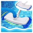 thumbnail image 1 of Swimming Pool White Suction Head, Reinforced Suction Head with Side Brush Manual Suction, 1 of 6