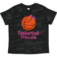 thumbnail image 3 of Inktastic Basketball Princess Girls Toddler T-Shirt, 3 of 5