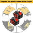 thumbnail image 4 of DCB609 DCB118 60V Battery Charger Replacement for DW 20V 60V Max Battery Charger, 4 of 7