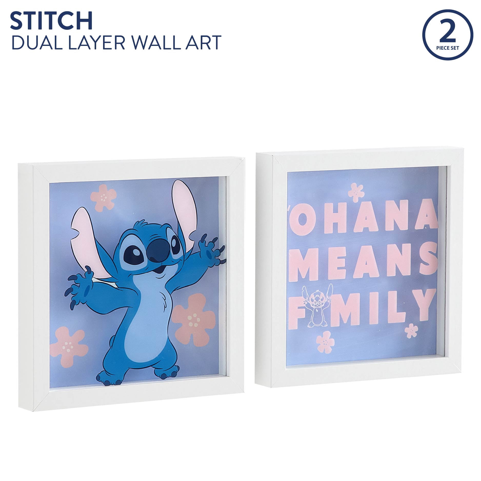 Stitch Wall Décor for Kids Room, 2-Pack
