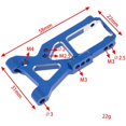 thumbnail image 2 of 10Pcs Metal Upgrade Kit Joint Suspension Arm for 4-Tec 2.0 3.0 4Tec VXL 1/10 Remote Control Road Car, A, 2 of 5